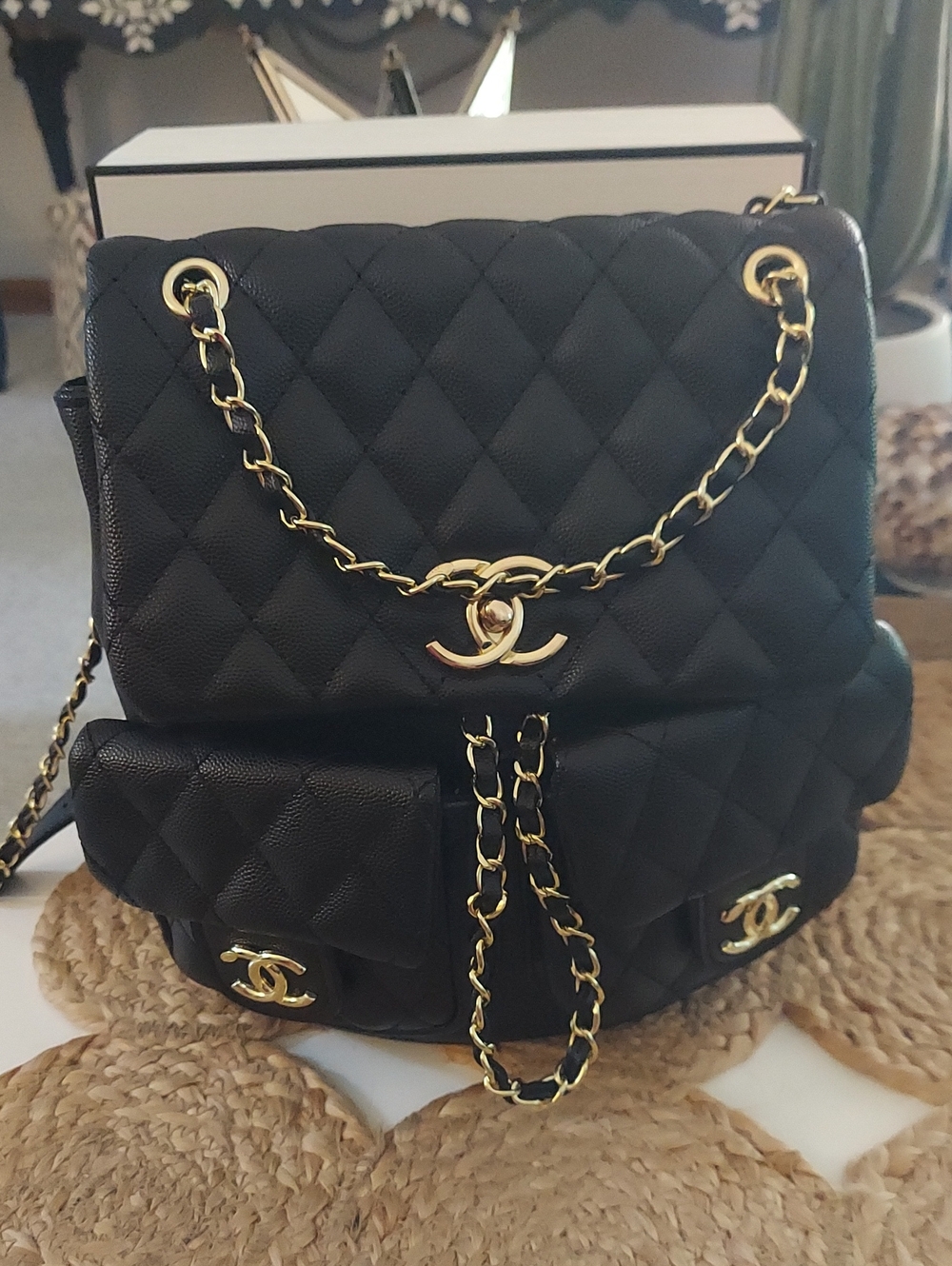 Caviar Leather CC Backpack GWP